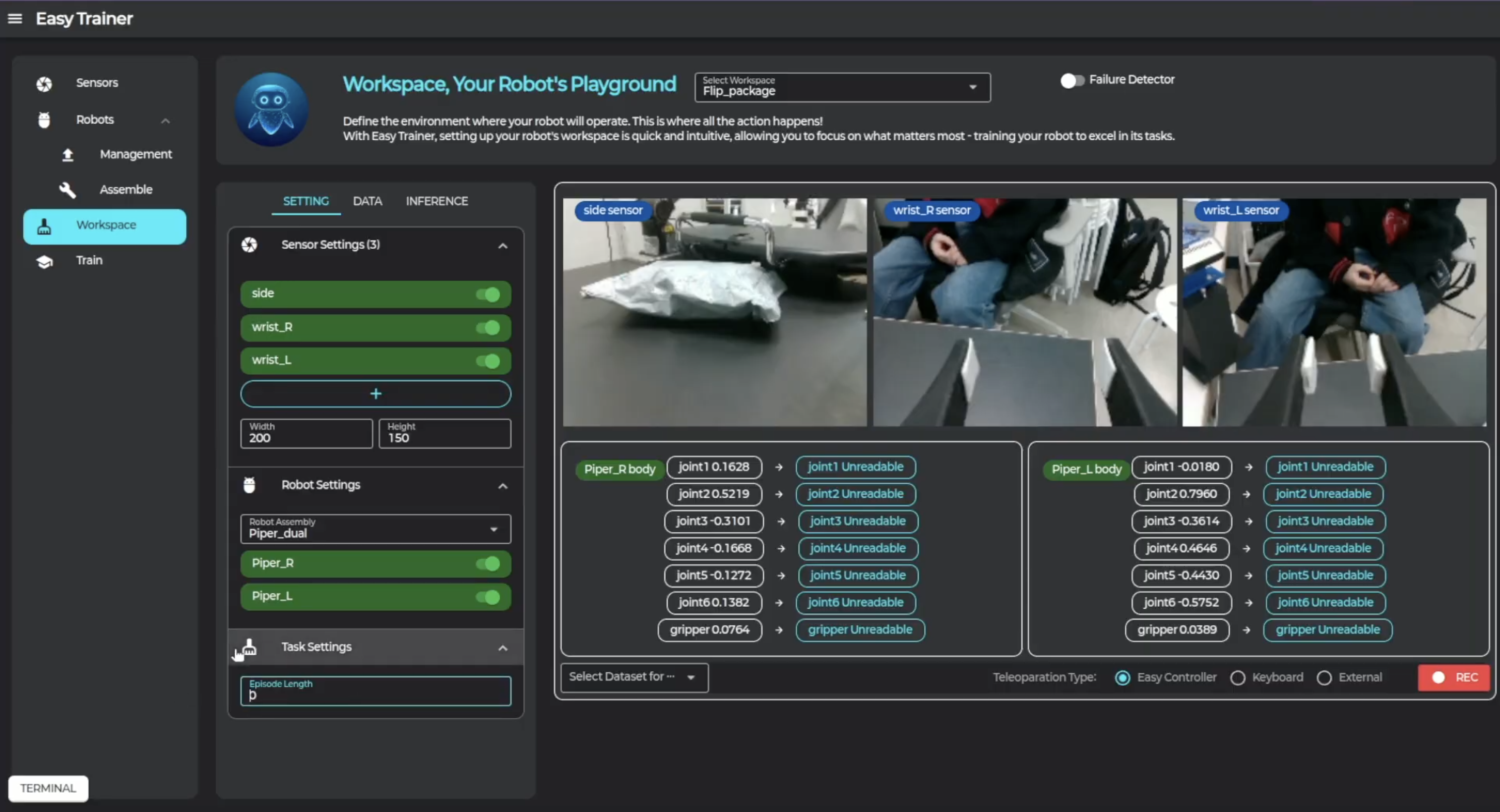 로봇 어셈블리 선택