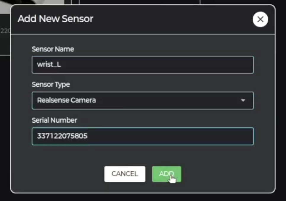 센서 정보 입력
